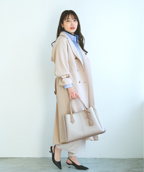COHINA（コヒナ）の「【VISコラボ】【軽量】チャーム付き2wayトート 【低身長・小柄女性】（トートバッグ・レディース・ホワイト/ブラック/ベージュ・ONE SIZE）」の15枚目の写真
