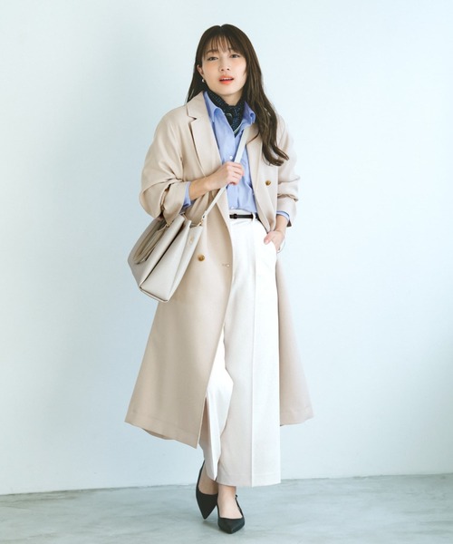 COHINA（コヒナ）の「【VISコラボ】【軽量】チャーム付き2wayトート 【低身長・小柄女性】（トートバッグ・レディース・ホワイト/ブラック/ベージュ・ONE SIZE）」の20枚目の写真