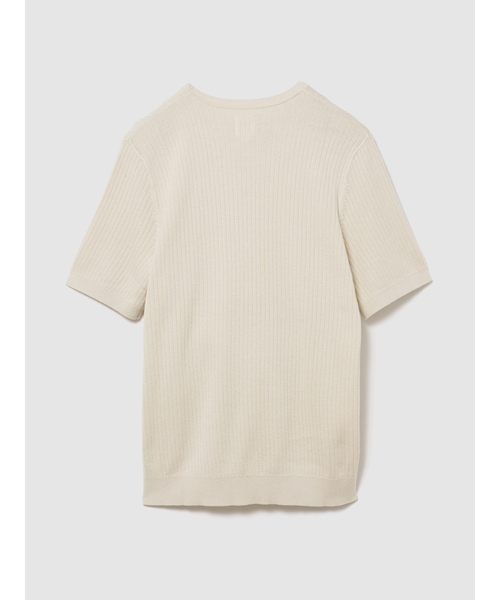 GAP(ギャップ)の「リブ クルーネック ニットTシャツ(ニット/セーター・メンズ・ブラック/アイボリー・M/L/XS/S/XL)」の9枚目の写真