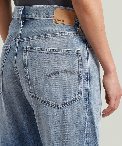 G-STAR（ジースター）の「Contor 3D Wide Jeans/ヴィンテージライク立体裁断ワイドルーズジーンズ/L28（デニムパンツ・レディース・ライトインディゴブルー・25inch/26inch/27inch/24inch）」の3枚目の写真