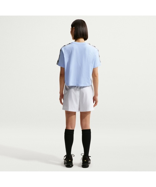 NIKE（ナイキ）の「NIKE/ナイキ W NSW CLSC CROP VARSITY18（Tシャツ/カットソー・レディース・グレー/ライトブルー/ピンク・L/XL/S/M）」の8枚目の写真