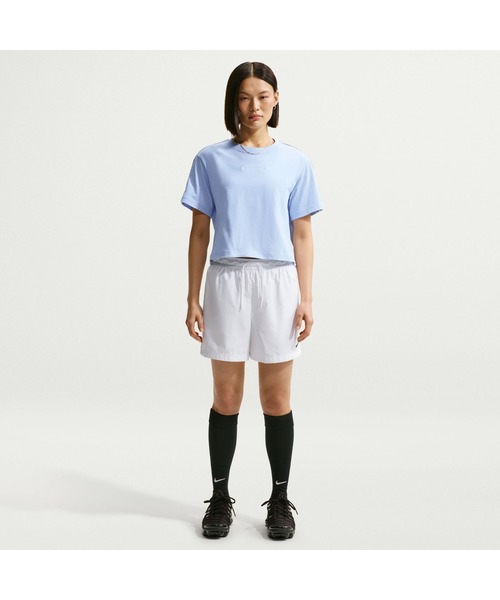 NIKE（ナイキ）の「NIKE/ナイキ W NSW CLSC CROP VARSITY18（Tシャツ/カットソー・レディース・グレー/ライトブルー/ピンク・L/XL/S/M）」の9枚目の写真