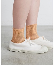 Homie（ホミー）の「【 Homie / ホミー 】リネン ショートソックス  H-035　DLI（ソックス/靴下）」