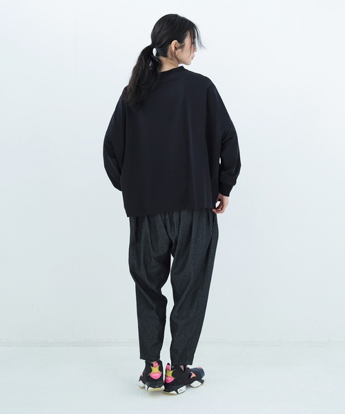 bedsidedrama（ベットサイドドラマ）の「Dream Relaxin Denim Pants（デニムパンツ・レディース・ブラック/インディゴブルー・2/1）」の9枚目の写真