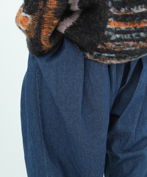bedsidedrama（ベットサイドドラマ）の「Dream Relaxin Denim Pants（デニムパンツ・レディース・ブラック/インディゴブルー・2/1）」の17枚目の写真