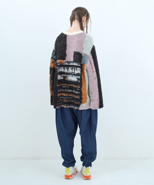 bedsidedrama（ベットサイドドラマ）の「Dream Relaxin Denim Pants（デニムパンツ・レディース・ブラック/インディゴブルー・2/1）」の12枚目の写真