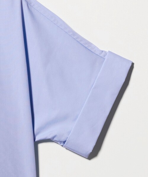 A DAY IN THE LIFE UNITED ARROWS(アデイインザライフユナイテッドアローズ)の「スキッパー フォルム シャツ 5分袖 <A DAY IN THE LIFE>(シャツ/ブラウス・レディース・ライトブルー/シャーベット/ダークグレー/その他1/オリーブ・FREE)」の9枚目の写真
