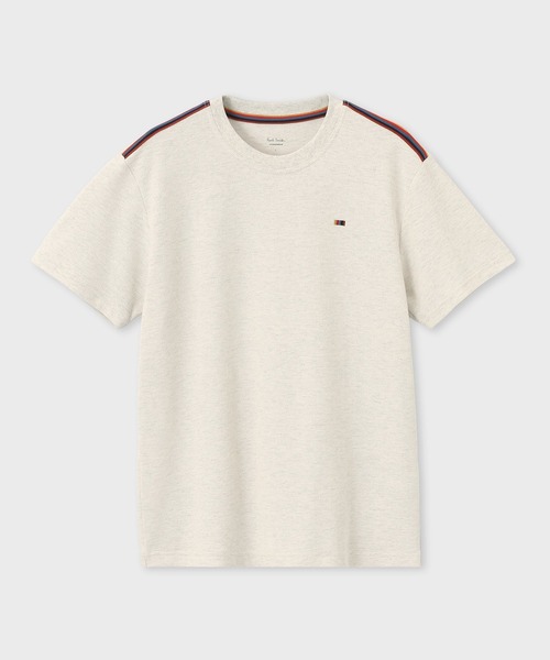 Paul Smith（ポールスミス）の「【ラウンジウェアー】“TRAVELLER” ジャカードメッシュ Tシャツ【853363 7383S】（Tシャツ/カットソー・メンズ・ブラック/オフホワイト/ネイビー・MEDIUM/LARGE）」の2枚目の写真