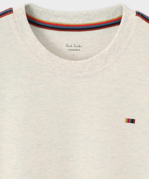 Paul Smith（ポールスミス）の「【ラウンジウェアー】“TRAVELLER” ジャカードメッシュ Tシャツ【853363 7383S】（Tシャツ/カットソー・メンズ・ブラック/オフホワイト/ネイビー・MEDIUM/LARGE）」の4枚目の写真