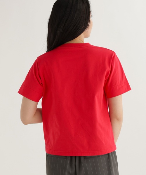 studio CLIP（スタディオクリップ）の「【daily CLIP】フロッキーロゴプリントTシャツ（Tシャツ/カットソー・レディース・ネイビー/レッド/ホワイト・FREE）」の15枚目の写真