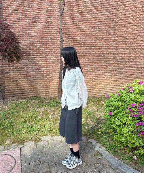 GCLIP（ジクリップ）の「デイリーストリングバンディングバミューダスウェットショートパンツ_4カラー（その他パンツ・メンズ・ブラック/チャコール/グレー/ホワイト系その他2・MEDIUM/LARGE/X-LARGE）」の7枚目の写真