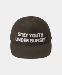 MAISON MINED（メゾンミネド）の「NYLON TRUCKER CAP BROWN（キャップ）」