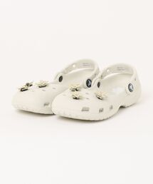 crocs クロックス CLASSIC FLORAL BALLET クラシックフローラルバレエ 213970-0HZ LINEN