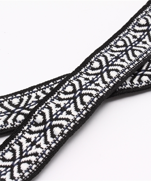 CIAOPANIC（チャオパニック）の「【Ciaopanic】　編み込み柄ベルト細（ベルト・レディース・ブラック・FREE）」の4枚目の写真