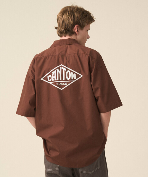 Men's Back Logo Short Sleeve Work Shirt（シャツ/ブラウス）｜DANTON