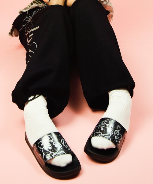 GALFY（ガルフィー）の「【GALFY/ガルフィー】キラ☆FANCYサンダル（サンダル・レディース・ピンク/ブラック/パープル・M/S）」の10枚目の写真