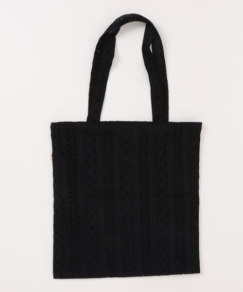 Vincent et Mireille(バンソンエミレイユ)の「【VINCENT ET MIREILLE】HAKOBA BAG / MADE IN INDIA(トートバッグ・レディース・ブラック/ホワイト・FREE)」の3枚目の写真
