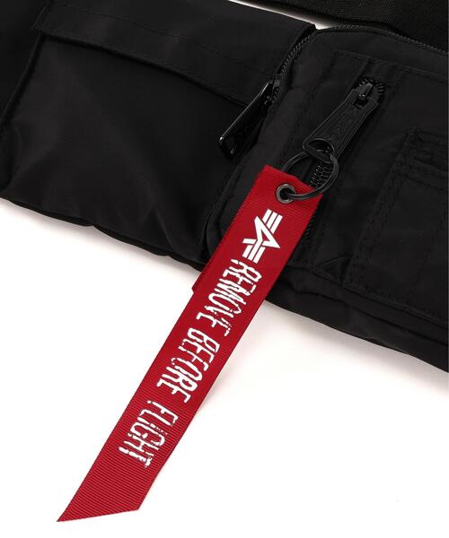 Alpha Industries（アルファインダストリーズ）の「Alpha Industries/アルファインダストリーズ/CREW UTILITY BAG/クルー ユーティリティー バッグ（トートバッグ・メンズ・ブラック・F）」の6枚目の写真