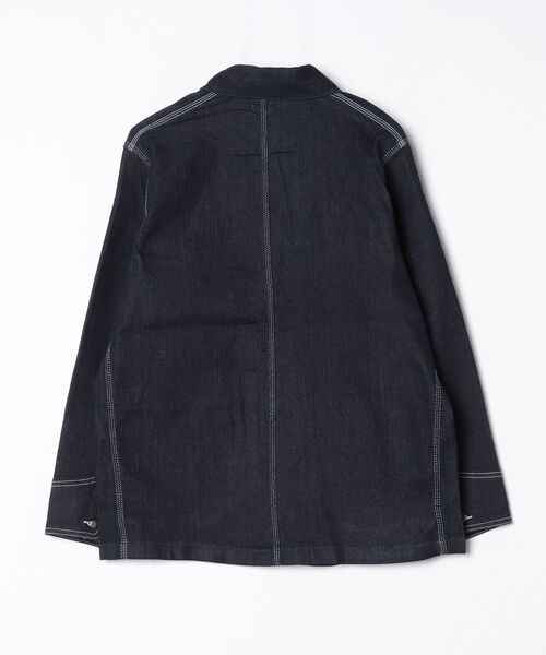 HANES（ヘインズ）の「【Hanes/ヘインズ】メンズ ストレッチデニムカバーオール（その他アウター・メンズ・ブルー系1/ネイビー・LARGE/X-LARGE/MEDIUM）」の3枚目の写真