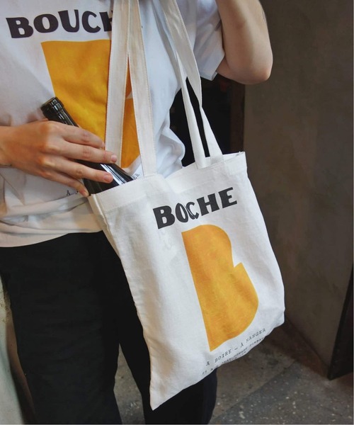 SLOBE IENA(スローブイエナ)の「《WEB限定/追加》BOUCHE SLOBE別注 リネントートバッグ(トートバッグ・レディース・グリーン/ピンク/オレンジ・FREE)」の11枚目の写真