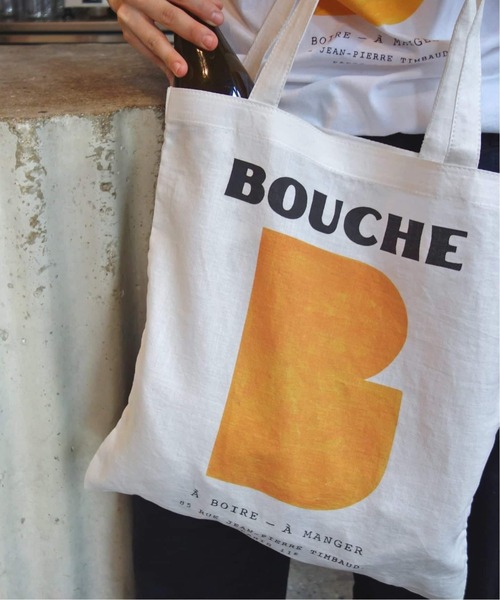 SLOBE IENA(スローブイエナ)の「《WEB限定/追加》BOUCHE SLOBE別注 リネントートバッグ(トートバッグ・レディース・グリーン/ピンク/オレンジ・FREE)」の10枚目の写真