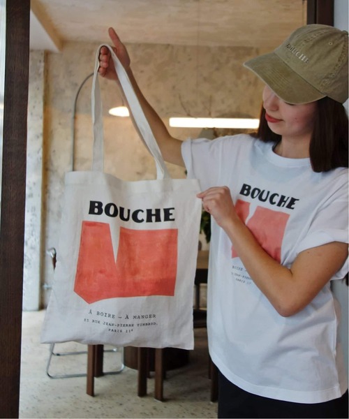 SLOBE IENA(スローブイエナ)の「《WEB限定/追加》BOUCHE SLOBE別注 リネントートバッグ(トートバッグ・レディース・グリーン/ピンク/オレンジ・FREE)」の7枚目の写真