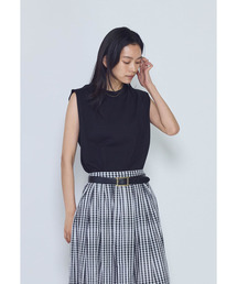 ショルダータックノースリーブTシャツ