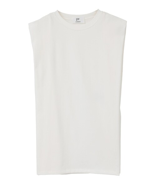 1er Arrondissement(プルミエアロンディスモン)の「ショルダータックノースリーブTシャツ(Tシャツ/カットソー・レディース・ピンク系その他4/ブラック系その他3/オフホワイト・FREE)」の8枚目の写真