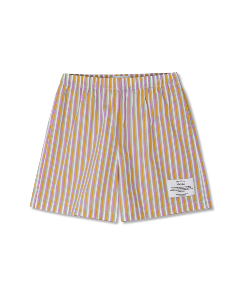 MICHIKO LONDON（ミチコ ロンドン）の「レイジーワンマイルショーツ パープルオレンジストライプ（その他パンツ・レディース・その他・MEDIUM/SMALL）」の2枚目の写真