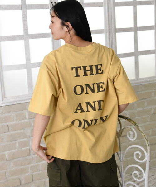 Disney（ディズニー）の「【neos】DISNEY ディズニー ヴィンテージ風 ミッキープリント ルーズシルエットTシャツ かすれ加工 バックプリント 半袖 ユニセックス（Tシャツ/カットソー・レディース・イエロー/スミクロ/アイボリー/ブルー・MEDIUM/X-LARGE/LARGE）」の11枚目の写真