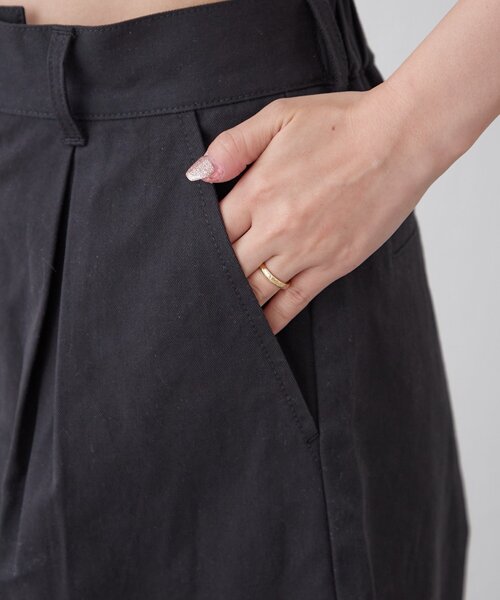 CIAOPANIC TYPY(チャオパニックティピー)の「【willow】折り返しチノハーフパンツ(その他パンツ・レディース・ブラック/ベージュ・ONE SIZE)」の13枚目の写真