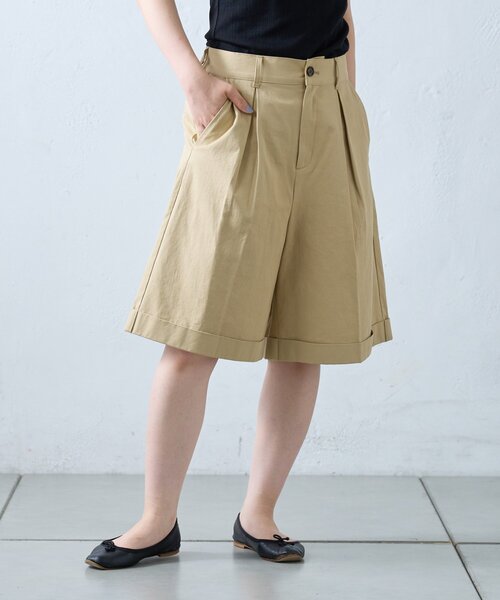 CIAOPANIC TYPY(チャオパニックティピー)の「【willow】折り返しチノハーフパンツ(その他パンツ・レディース・ブラック/ベージュ・ONE SIZE)」の18枚目の写真
