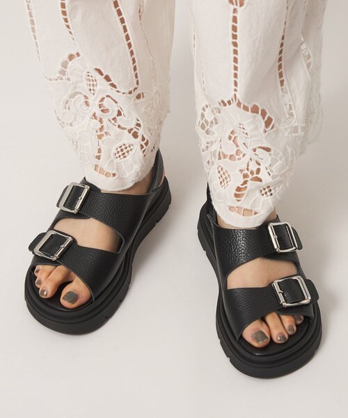 eness(エネス)の「【別注】<ENESS> 2BCLBB SD(サンダル・レディース・ブラック・36/35/37/39/38)」の4枚目の写真