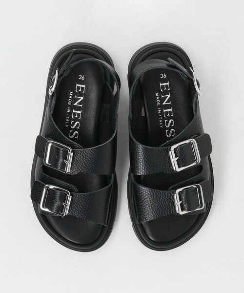 eness(エネス)の「【別注】<ENESS> 2BCLBB SD(サンダル・レディース・ブラック・36/35/37/39/38)」の6枚目の写真