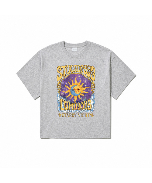 1993STUDIO（1993スタジオ）の「スタジオ1993 タログラフィックオーバーサイズTシャツ (3色)（Tシャツ/カットソー・レディース・ホワイト/グレー/ブラック・SMALL/MEDIUM/LARGE）」の3枚目の写真