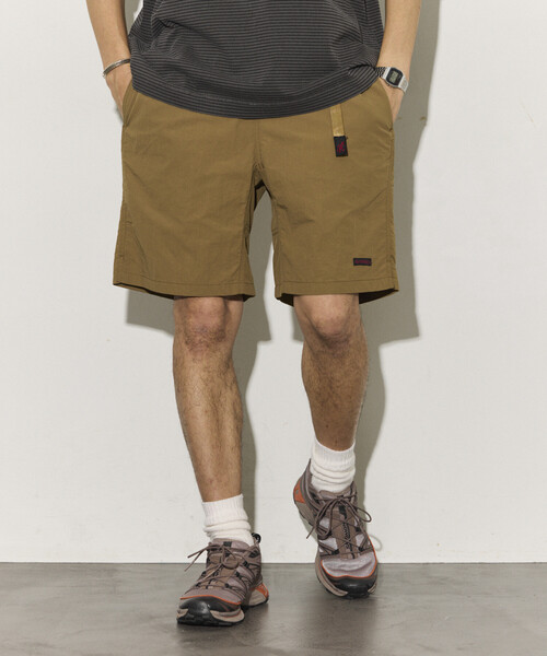 Gramicci（グラミチ）の「GRAMICCI/グラミチ NYLON PACKABLE G-SHORT/ナイロンパッカブルGショーツ/短パン（その他パンツ・メンズ・ネイビー/オリーブ/ブラック/その他9/ブラウン/ベージュ・MEDIUM/SMALL/X-LARGE/LARGE）」の3枚目の写真
