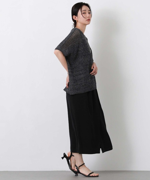 Gready Brilliant(グレディブリリアン)の「Wクロス2wayカシュスカート(スカート・レディース・ブラック/ブラウン・38)」の10枚目の写真