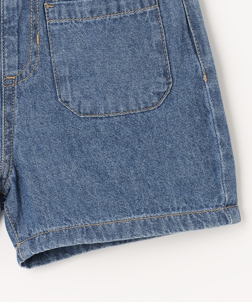 petit main（プティマイン）の「ウオッシュ加工ハートポケットショートパンツ（その他パンツ・キッズ・ブラウン/サックスブルー/ブルー・130cm/100cm/120cm/80ｃｍ/90cm/110cm）」の9枚目の写真