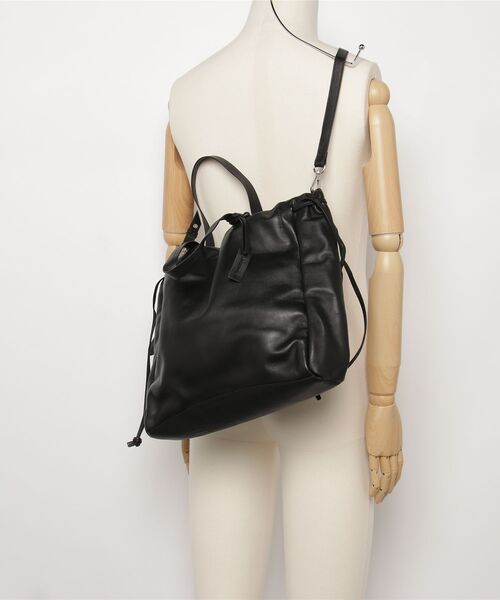 MAISON mou(メゾンムー)の「【ARUTEMIKA/アルテミカ】ARM-34 フンワリキンチャク2WAYトートバッグ(トートバッグ・レディース・ブラック・FREE)」の5枚目の写真