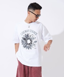 【SIDEWAY STANCE】プリント 半袖Tシャツ