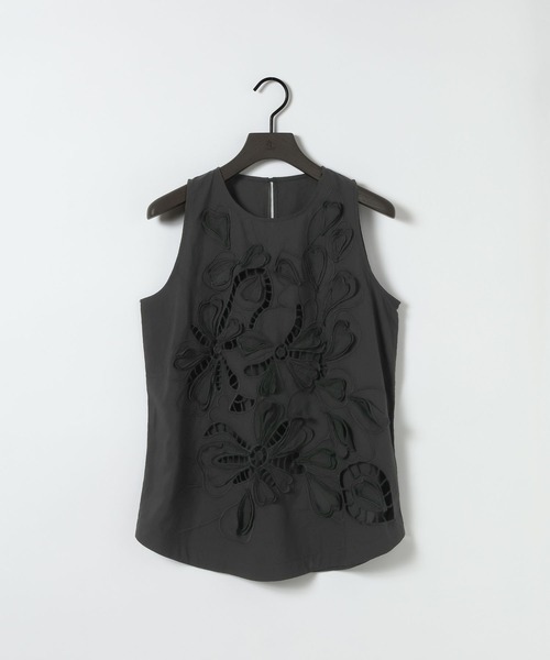 eL(エル)の「【eL】Made in India Cut Work Sleeveless Blouse/699069(シャツ/ブラウス・レディース・ブラック/オフホワイト・FREE)」の19枚目の写真