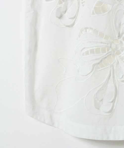 eL(エル)の「【eL】Made in India Cut Work Sleeveless Blouse/699069(シャツ/ブラウス・レディース・ブラック/オフホワイト・FREE)」の16枚目の写真