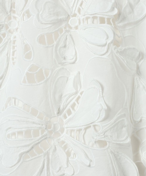 eL(エル)の「【eL】Made in India Cut Work Sleeveless Blouse/699069(シャツ/ブラウス・レディース・ブラック/オフホワイト・FREE)」の18枚目の写真