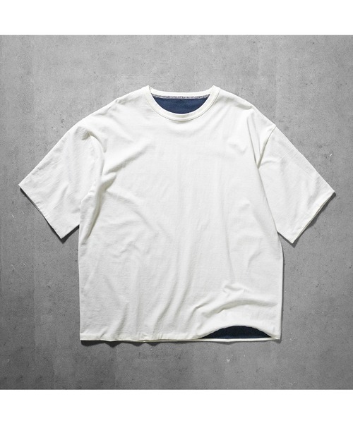 Beautiful Harmony(ビューティフルハーモニー)の「US リバーシブルTシャツ(Tシャツ/カットソー・メンズ・ネイビー系/レッド系その他/ベージュ系その他・LARGE/XX-LARGE/X-LARGE/MEDIUM)」の2枚目の写真