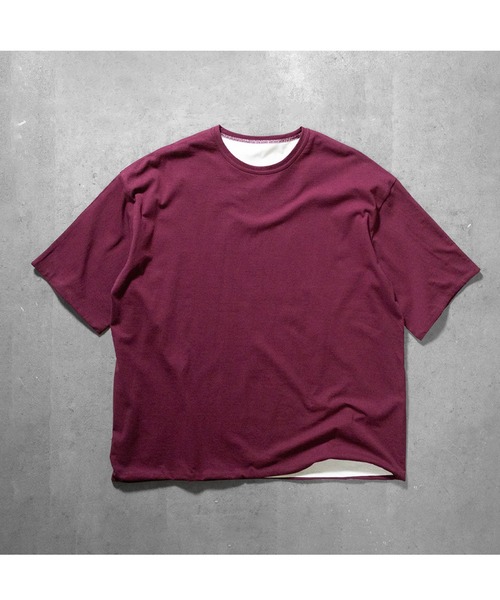 Beautiful Harmony(ビューティフルハーモニー)の「US リバーシブルTシャツ(Tシャツ/カットソー・メンズ・ネイビー系/レッド系その他/ベージュ系その他・LARGE/XX-LARGE/X-LARGE/MEDIUM)」の1枚目の写真