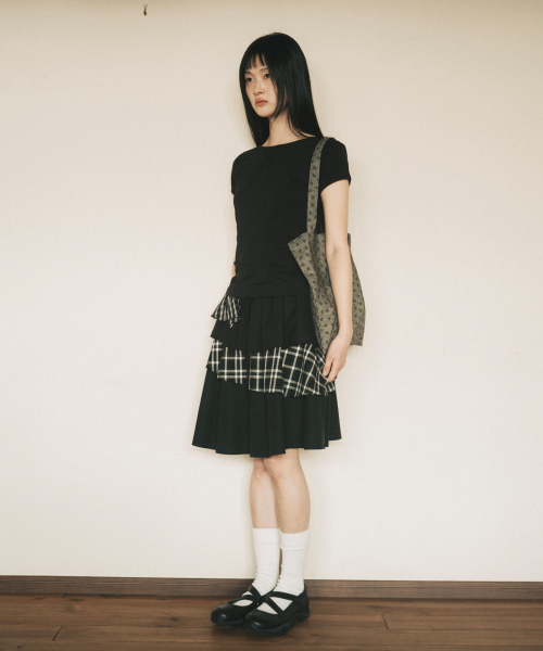 OHESHIO(オヘシオ)の「FLORAL COTTON ECO BAG, KHAKI(エコバッグ/サブバッグ・レディース・その他・FREE)」の3枚目の写真