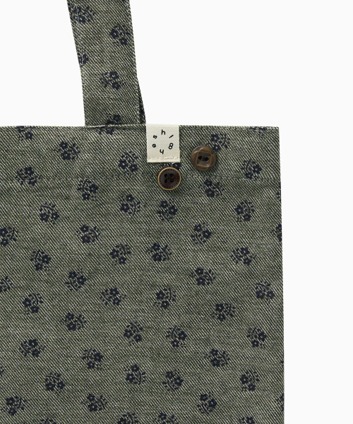 OHESHIO(オヘシオ)の「FLORAL COTTON ECO BAG, KHAKI(エコバッグ/サブバッグ・レディース・その他・FREE)」の10枚目の写真