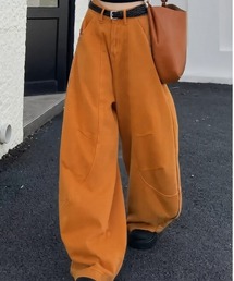 ワイドデニムパンツ