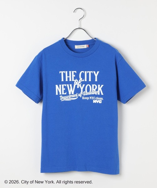 Andemiu(アンデミュウ)の「【NYC】ロゴTシャツ(Tシャツ/カットソー・レディース・ピンク/ブルー/オフホワイト・FREE)」の8枚目の写真