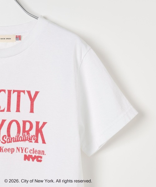 Andemiu(アンデミュウ)の「【NYC】ロゴTシャツ(Tシャツ/カットソー・レディース・ピンク/ブルー/オフホワイト・FREE)」の11枚目の写真